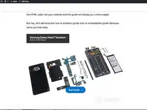 Hoe kun je een handleiding of demontage embedden?