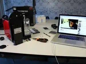 Demontage van de Nespresso CitiZ