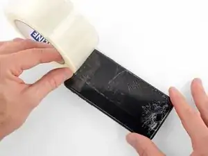 Het tapen van het scherm