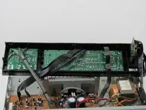 Frontpaneel Onkyo TX-800 demontage