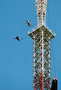 BASE Jump from an Antenna