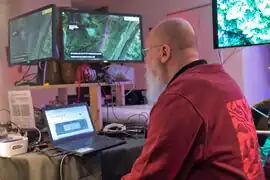 photo of a mapper at the assembly