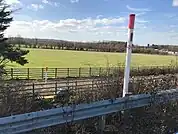UK aerial gas pipeline marker