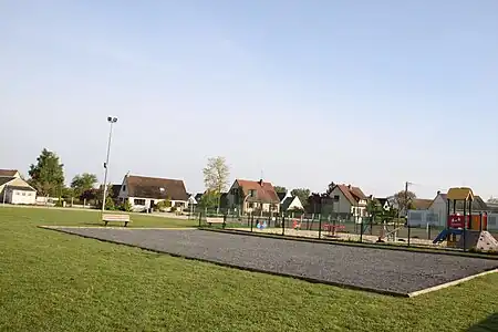 Français: une allée de boules