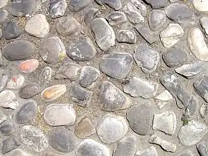 Natural, uncut, overall rounded stones surface=unhewn_cobblestone