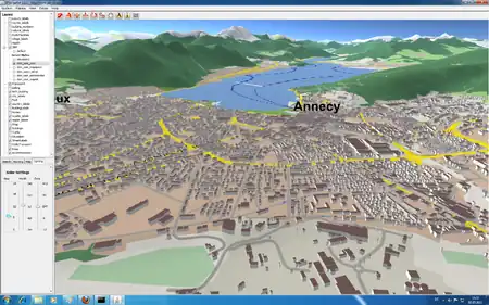 alps terrain OSM-3D.org