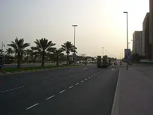 photograph of a primary highway in Bahrain