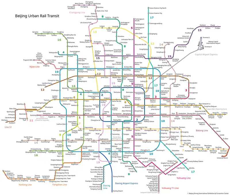 Beijing Subway Map