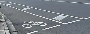 Bike Lane with Painted Buffer