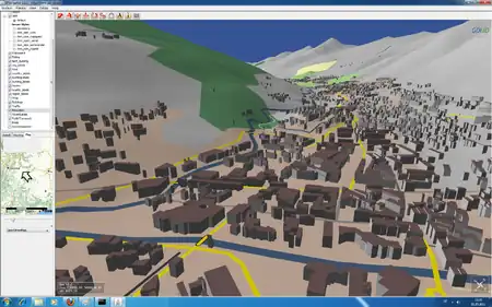 alps terrain OSM-3D.org