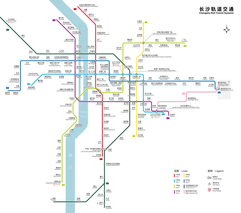 Changsha Subway Map