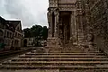 View NE on North porch of Cathédrale Notre-Dame de Chartres