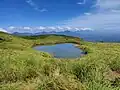 Heart Shaped Lake at the top of Chembra Peak