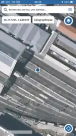 Coordonnées d'un repère de quai