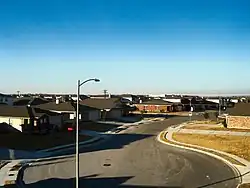 Suburban residential subdivision in the United States