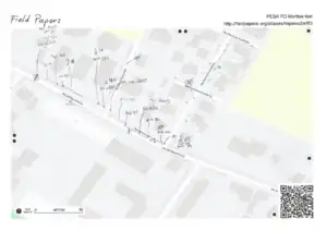 Esempio di field paper con annotazioni