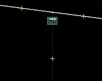 Correct: gate near the intersection of a path (dotted green) and a highway (grey).
