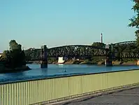 Vertical-lift bridge Magdeburg