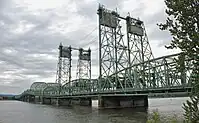 Vertical-lift Interstate Bridge, Portland (Oregon), USA