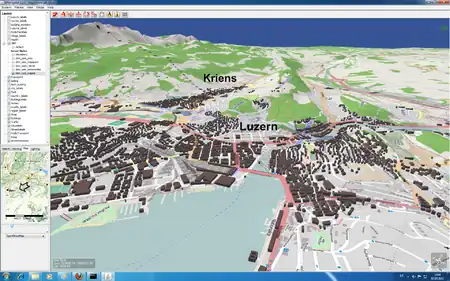 alps terrain OSM-3D.org