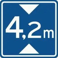 Netherlands (sign used for values ≥ 4 m): maxheight=4.2 (use a period as decimal separator, not a comma)