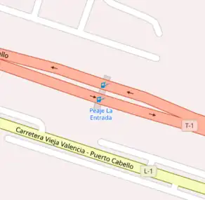 Peaje de La Entrada Estado Carabobo [Ver en el mapa]