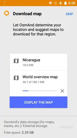 (3) Download the world overview map