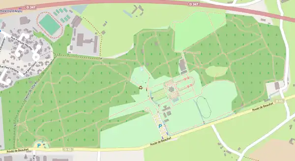 Parc de Pignerolle avant la cartopartie