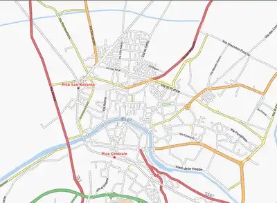 Mappa libera di Pisa