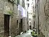 Step street in Pitigliano, Italy