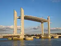Vertical-lift bridge Jacques-Chaban-Delmas, Bordeaux, France