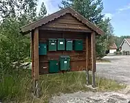 Norway (Hornnes): Postkassestativ