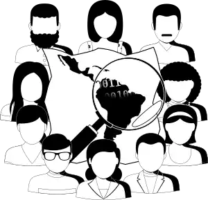 logo en blanco y negro