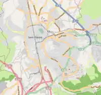 Carte de Saint-Étienne