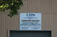 A contaminated area (boundary=hazard + hazard=contamination)