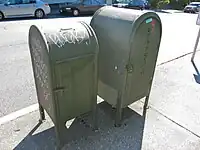 Storage box (left): ??? Relay box (right): amenity=relay_box