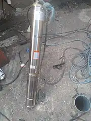 Well-bore submersible pump