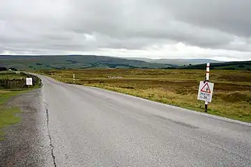 A chipseal road in the United Kingdom