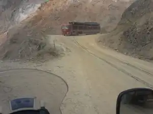 Hwy 4C - the eroded section