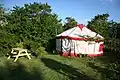 A tourism yurt