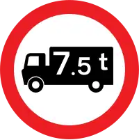United Kingdom: maxweightrating:hgv=7.5