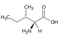 Amminoacido isoleucina formula.svg