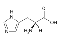 Amminoacido istidina formula.svg
