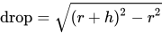 Simple hidden height formula.svg