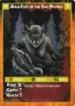 Rage card depicting Pelfrey in Crinos form.