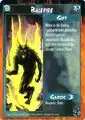 Rage card depicting balefire.