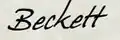Beckett's signature from Beckett's Jyhad Diary