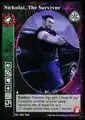 Nickolai, The Survivor VTES card. Art by Mark Poole