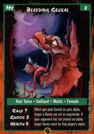 Bleeding Geckal