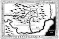 Map to Ceoris in Transylvania